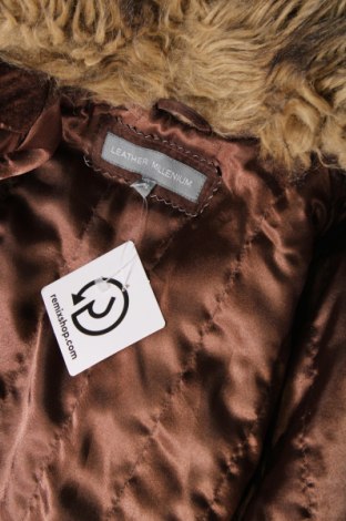 Dámska kožená bunda , Veľkosť M, Farba Hnedá, Cena  36,67 €