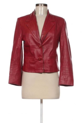 Dámská kožená bunda , Velikost M, Barva Červená, Cena  1 416,00 Kč