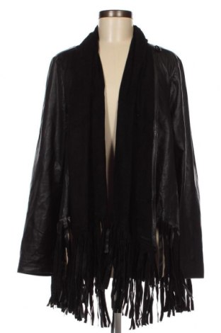 Γυναικείο δερμάτινο μπουφάν, Μέγεθος M, Χρώμα Μαύρο, Τιμή 54,94 €