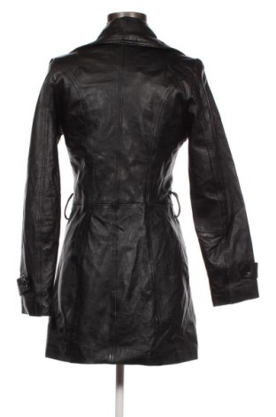 Дамско кожено яке, Размер M, Цвят Черен, Цена 107,00 лв.
