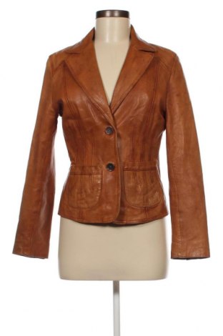 Dámska kožená bunda , Veľkosť M, Farba Hnedá, Cena  60,67 €