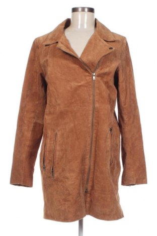 Дамско кожено яке, Размер M, Цвят Кафяв, Цена 86,67 лв.