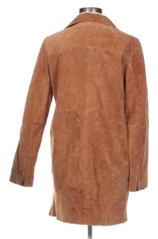 Дамско кожено яке, Размер M, Цвят Кафяв, Цена 36,38 лв.