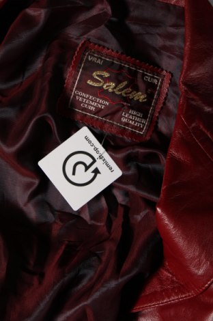 Dámska kožená bunda , Veľkosť M, Farba Červená, Cena  33,37 €