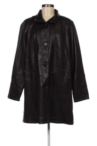 Γυναικείο δερμάτινο μπουφάν, Μέγεθος L, Χρώμα Μαύρο, Τιμή 53,61 €