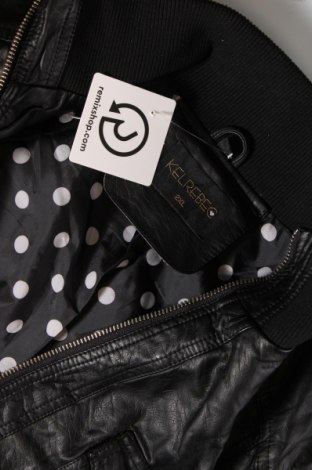Γυναικείο δερμάτινο μπουφάν, Μέγεθος XXL, Χρώμα Μαύρο, Τιμή 29,40 €