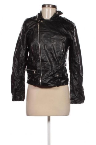 Damen Lederjacke, Größe M, Farbe Schwarz, Preis 9,89 €
