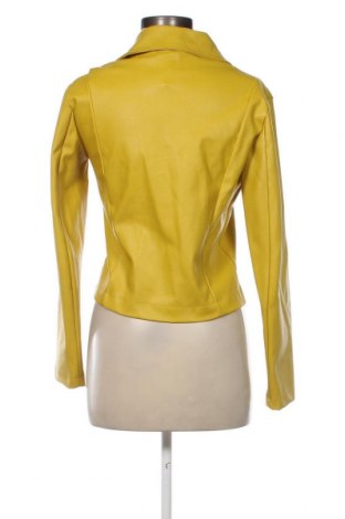 Γυναικείο δερμάτινο μπουφάν, Μέγεθος S, Χρώμα Κίτρινο, Τιμή 25,05 €