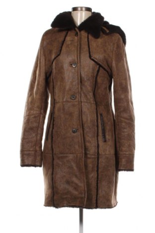 Dámska kožená bunda , Veľkosť L, Farba Béžová, Cena  36,85 €