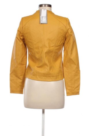 Γυναικείο δερμάτινο μπουφάν B.Young, Μέγεθος XS, Χρώμα Κίτρινο, Τιμή 30,06 €