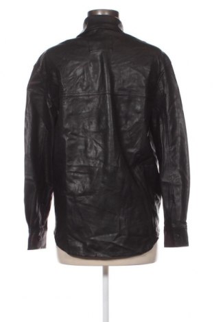 Dámska kožená bunda  Bershka, Veľkosť XS, Farba Čierna, Cena  20,28 €