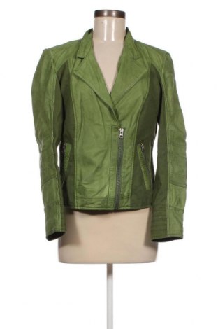 Γυναικείο δερμάτινο μπουφάν Best Connections, Μέγεθος M, Χρώμα Πράσινο, Τιμή 56,26 €