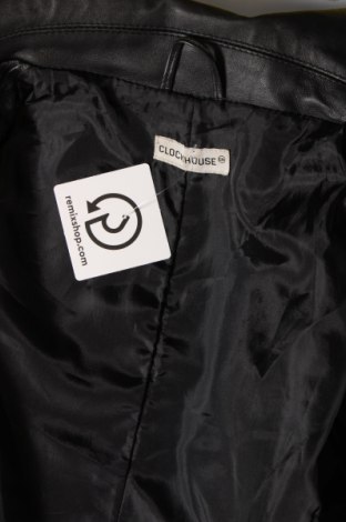 Dámska kožená bunda  Clockhouse, Veľkosť L, Farba Čierna, Cena  60,67 €