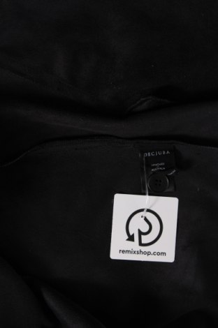 Γυναικείο δερμάτινο μπουφάν Decjuba, Μέγεθος XL, Χρώμα Μαύρο, Τιμή 28,00 €