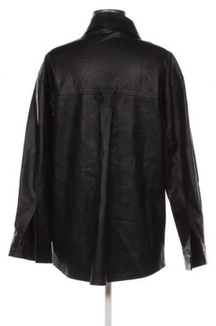 Дамско кожено яке Decjuba, Размер XL, Цвят Черен, Цена 52,50 лв.