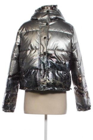 Dámska kožená bunda  Desigual, Veľkosť XL, Farba Sivá, Cena  97,27 €