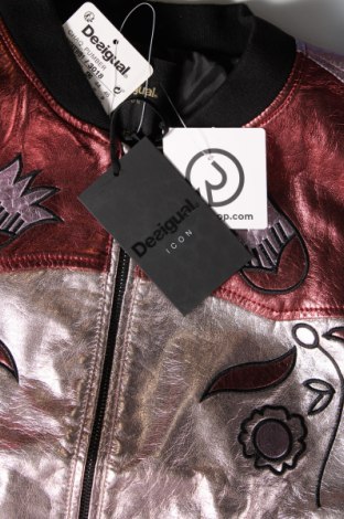 Dámská kožená bunda  Desigual, Velikost L, Barva Růžová, Cena  2 019,00 Kč
