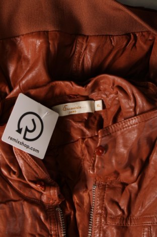 Dámska kožená bunda  Escandelle, Veľkosť XL, Farba Hnedá, Cena  15,57 €