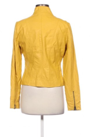 Γυναικείο δερμάτινο μπουφάν Fracomina, Μέγεθος M, Χρώμα Κίτρινο, Τιμή 75,36 €