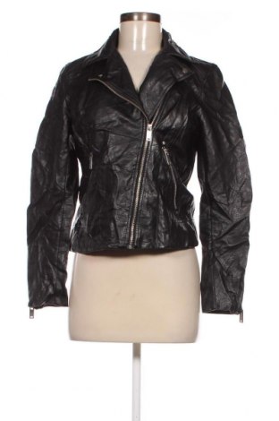 Γυναικείο δερμάτινο μπουφάν H&M, Μέγεθος M, Χρώμα Μαύρο, Τιμή 25,76 €