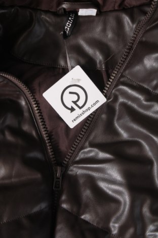 Dámska kožená bunda  H&M Divided, Veľkosť S, Farba Hnedá, Cena  22,50 €
