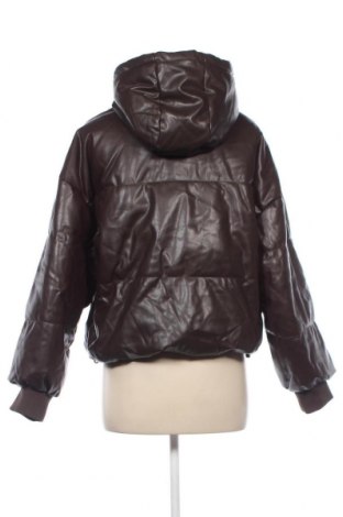 Dámská kožená bunda  H&M Divided, Velikost S, Barva Hnědá, Cena  633,00 Kč