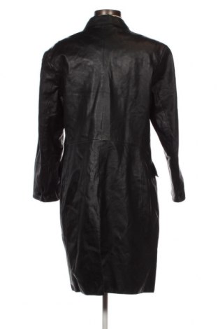 Γυναικείο δερμάτινο μπουφάν Hennes, Μέγεθος L, Χρώμα Μαύρο, Τιμή 31,77 €