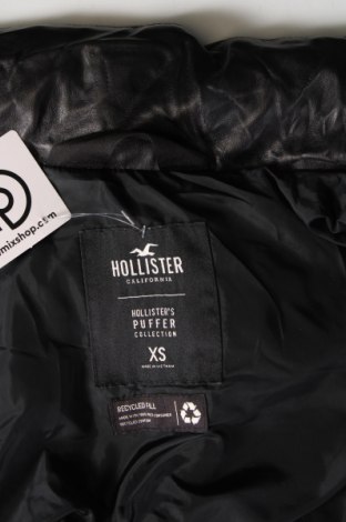 Γυναικείο δερμάτινο μπουφάν Hollister, Μέγεθος XS, Χρώμα Μαύρο, Τιμή 27,84 €