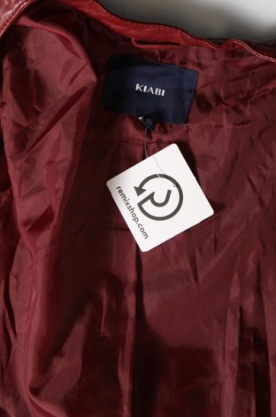 Γυναικείο δερμάτινο μπουφάν Kiabi, Μέγεθος XL, Χρώμα Κόκκινο, Τιμή 14,55 €