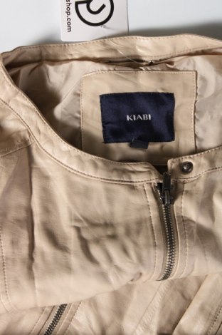 Dámska kožená bunda  Kiabi, Veľkosť XL, Farba Béžová, Cena  11,11 €