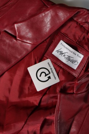 Γυναικείο δερμάτινο μπουφάν Lord & Taylor, Μέγεθος M, Χρώμα Κόκκινο, Τιμή 116,03 €