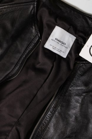Dámska kožená bunda  Mango, Veľkosť XS, Farba Čierna, Cena  46,49 €