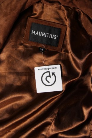 Дамско кожено яке Mauritius, Размер M, Цвят Кафяв, Цена 48,60 лв.