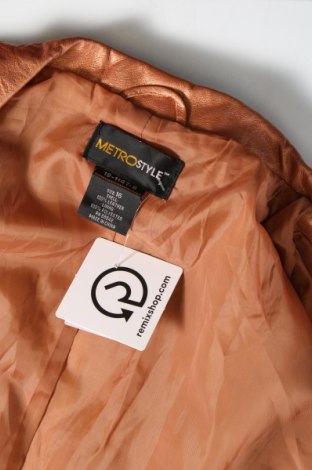 Γυναικείο δερμάτινο μπουφάν Metro Style, Μέγεθος XL, Χρώμα Καφέ, Τιμή 54,94 €
