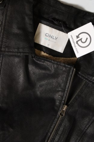 Dámska kožená bunda  ONLY, Veľkosť S, Farba Čierna, Cena  50,46 €