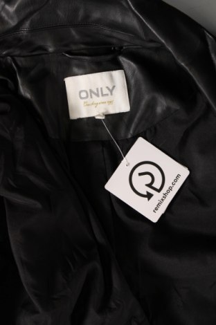 Dámská kožená bunda  ONLY, Velikost L, Barva Černá, Cena  654,00 Kč