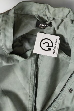 Dámska kožená bunda  ONLY, Veľkosť M, Farba Zelená, Cena  19,76 €