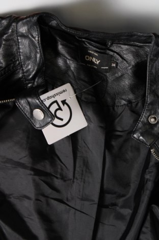 Dámská kožená bunda  ONLY, Velikost XS, Barva Černá, Cena  654,00 Kč