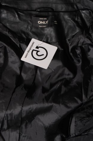 Dámská kožená bunda  ONLY, Velikost M, Barva Černá, Cena  543,00 Kč