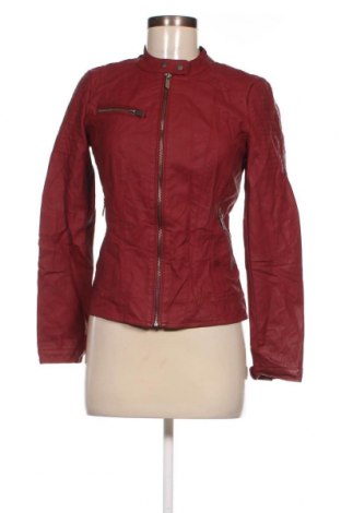 Γυναικείο δερμάτινο μπουφάν ONLY, Μέγεθος XS, Χρώμα Κόκκινο, Τιμή 21,56 €