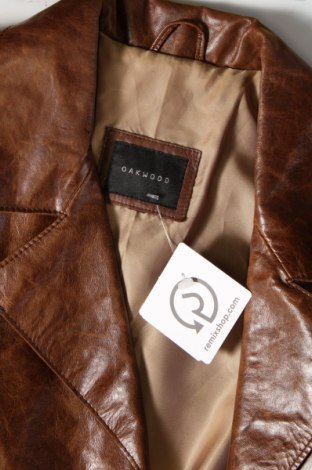 Dámska kožená bunda  Oakwood, Veľkosť L, Farba Hnedá, Cena  70,48 €