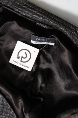 Dámska kožená bunda  Orwell, Veľkosť S, Farba Sivá, Cena  27,30 €