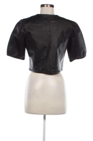 Γυναικείο δερμάτινο μπουφάν Paprika, Μέγεθος M, Χρώμα Μαύρο, Τιμή 18,37 €