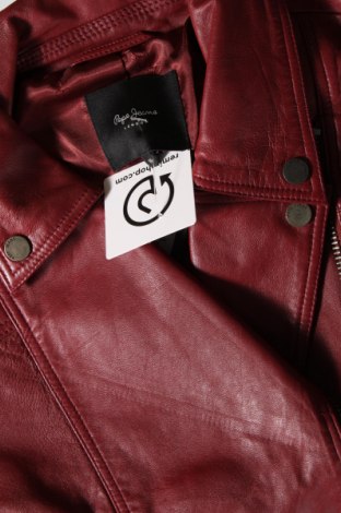 Damen Lederjacke Pepe Jeans, Größe M, Farbe Rot, Preis 215,44 €