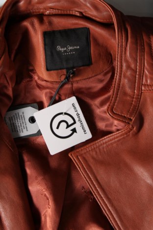 Damen Lederjacke Pepe Jeans, Größe M, Farbe Braun, Preis 215,44 €