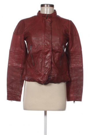 Dámská kožená bunda  Pepe Jeans, Velikost S, Barva Červená, Cena  6 057,00 Kč