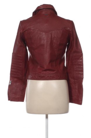 Γυναικείο δερμάτινο μπουφάν Pepe Jeans, Μέγεθος S, Χρώμα Κόκκινο, Τιμή 215,44 €