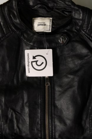 Dámska kožená bunda  Pimkie, Veľkosť XXS, Farba Čierna, Cena  10,56 €