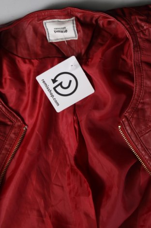 Γυναικείο δερμάτινο μπουφάν Pimkie, Μέγεθος M, Χρώμα Κόκκινο, Τιμή 13,03 €