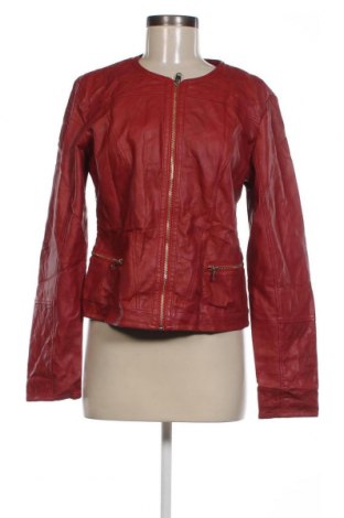 Dámská kožená bunda  Pimkie, Velikost M, Barva Červená, Cena  273,00 Kč